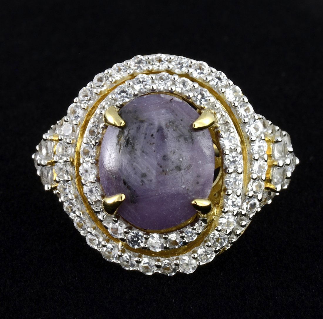 Ruby & Sapphire Ring Appraised Value: $3,586 (1 of 3)