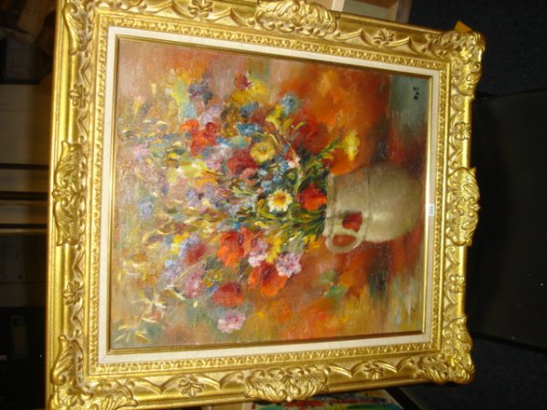 Marcel DYF (1899-1985) Bouquet de fleurs Huile: Marcel DYF (1899-1985) Bouquet de fleurs Huile sur toile signée en bas à droite 55 x 46 cm - 22 x 18 in. Bouquet of Flowers Oil on canvas signed on bottom right.