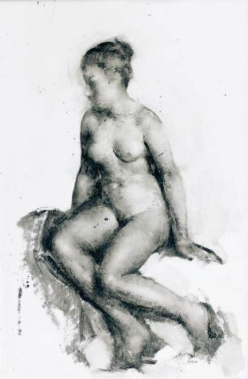 Grigory GLUCKMANN (1898-1973). Nu: Huile sur carton, signée en bas au milieu.48 x 31 cm à vue – 18 7/8 x 12 1/4 in. Nude. Oil on cardboard, signed lower middle.