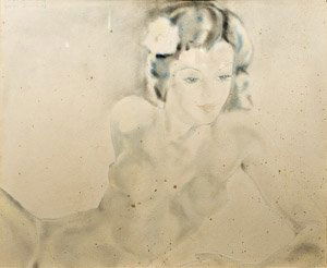BORIS SMIRNOV (1926-1982), ÉCOLE RUSSE Nu Aquarell: BORIS SMIRNOV (1926-1982), ÉCOLE RUSSE Nu Aquarelle, signée en haut à gauche 45 X 54 CM À VUE - 177/10 X 211/4 IN. Nude Watercolor, signed lower left