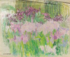 Ernest QUOST (1844-1931) Etudes de fleurs Ensembl: Ernest QUOST (1844-1931) Etudes de fleurs Ensemble de pastels sur papier, signés du cachet d'atelier Ensemble of pastels on paper, signed with the artist's stamp
