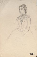 Ernest QUOST (1844-1931) Étude de personnages En: Ernest QUOST (1844-1931) Étude de personnages Ensemble de dessins sur papier, signés du cachet d'atelier Ensemble of drawings on paper, signed with the artist's stamp