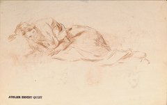 Ernest QUOST (1844-1931) Études d'animaux Ensemb: Ernest QUOST (1844-1931) Études d'animaux Ensemble de pastels et crayons sur papier, signés du cachet d'atelier Ensemble of pastels and pencils on paper, signed with the artist's stamp