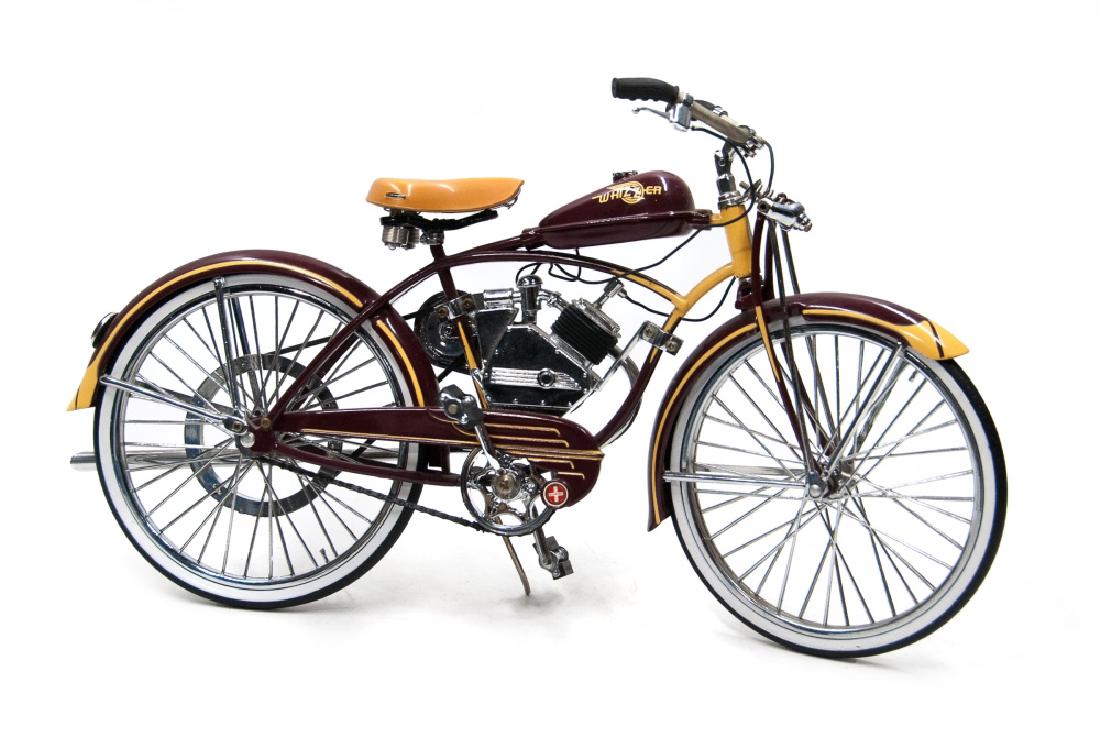 HARLEY DAVIDSON WIZZER MODEL: A Harley Davidson Wizzer Model with moving parts. _x000D_ H:6 3/4in(17.1cm) W:11 1/2in(29.2cm)_x000D_