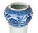 BLUE AND WHITE GARLIC MOUTH VASE; QIANLONG PERIOD - 5