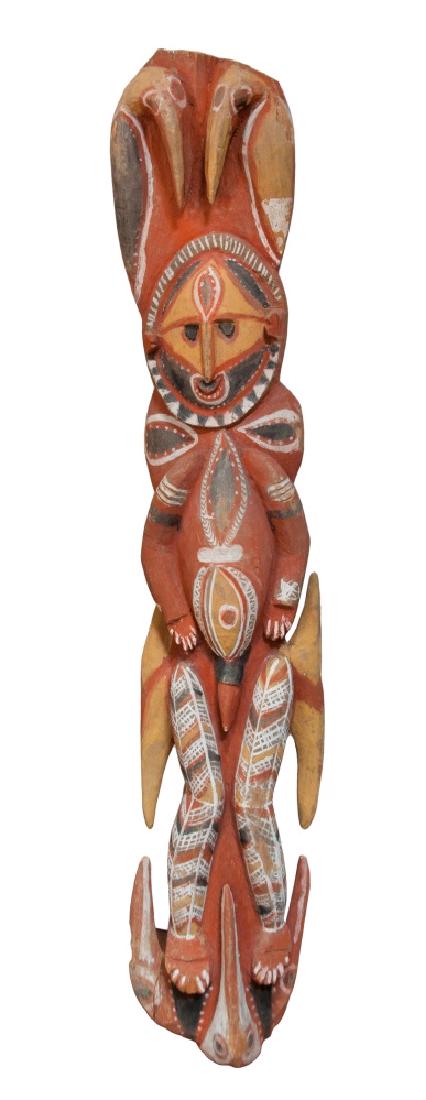 ABELAM MALE  ANCESTRAL FIGURE; MIDDLE SEPIK RIVER (1 of 3)