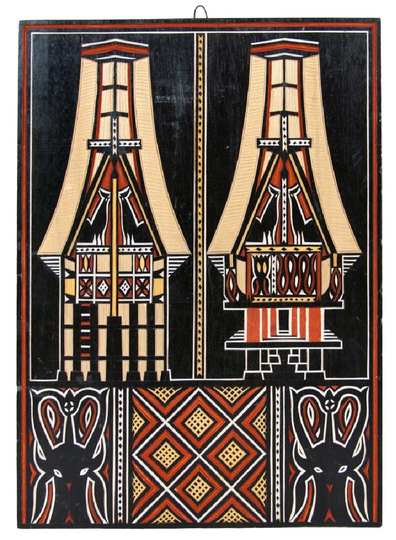 WOOD CARVED PAINTING (1 of 1)