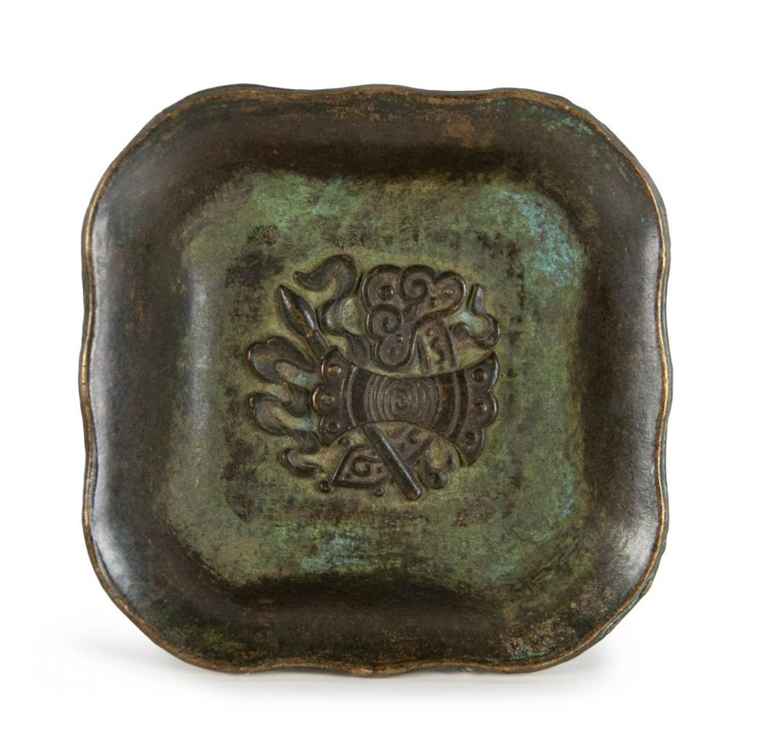 CHINESE BRONZE DISH (1 of 2)