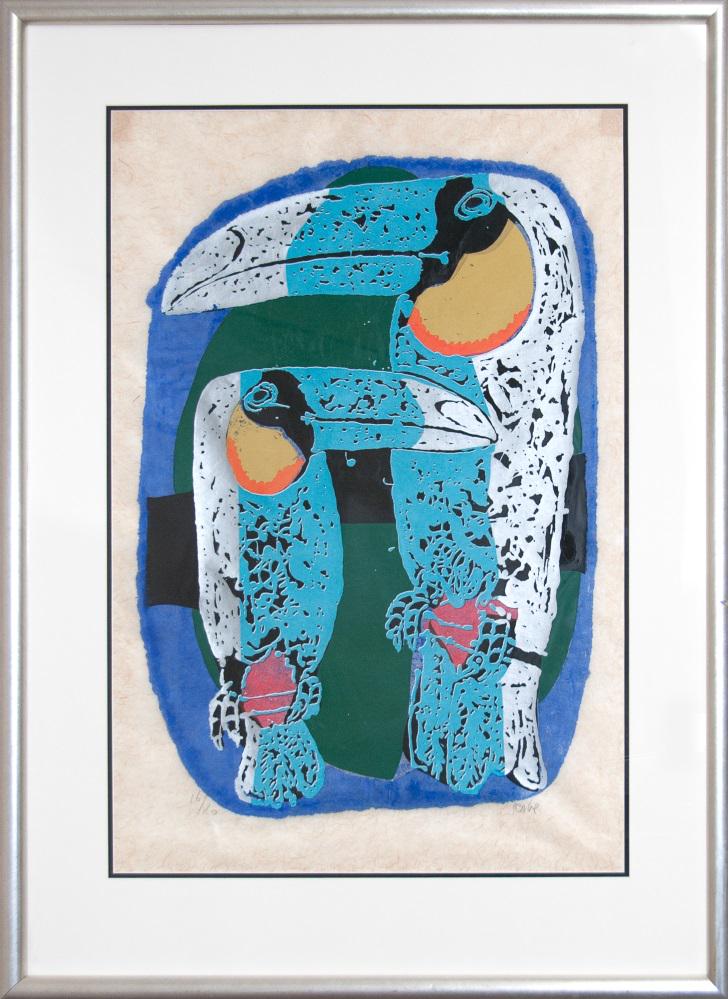 FRAMED TOUCAN PRINT (1 of 3)