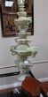 LARGE CELADON JADE CARVED TOWER PAGODA - 2