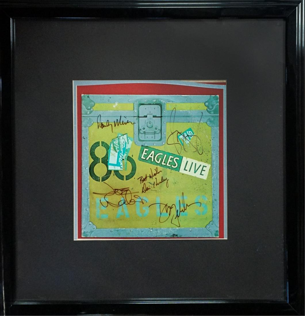FRAMED AND SIGNED EAGLES ALBUM (1 of 2)