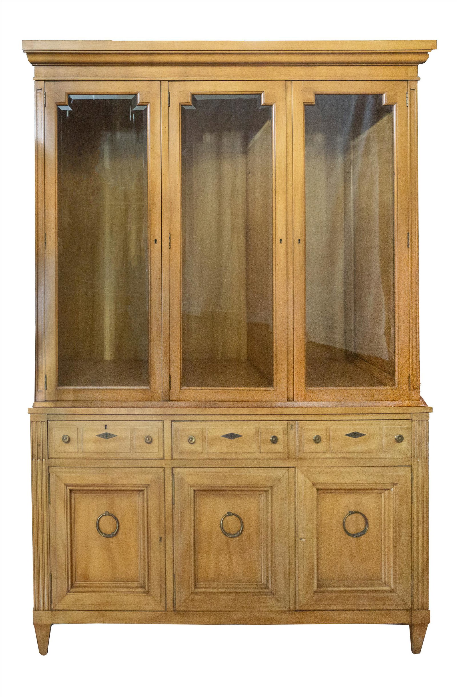 J. L. METZ FURNITURE Co. CABINET: H:82in(208.2cm) W:56in(142.2cm) D:20in(50.8cm)