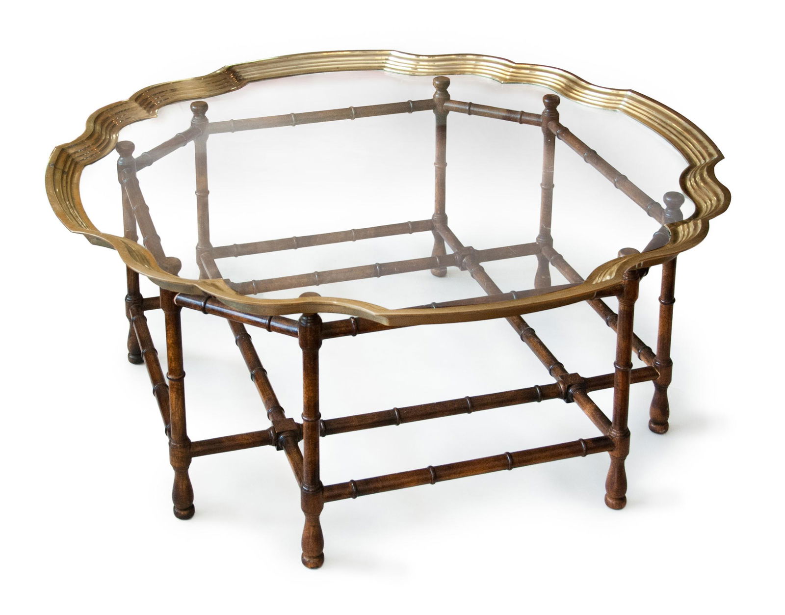 ROUND GLASS TOP TABLE (1 of 1)