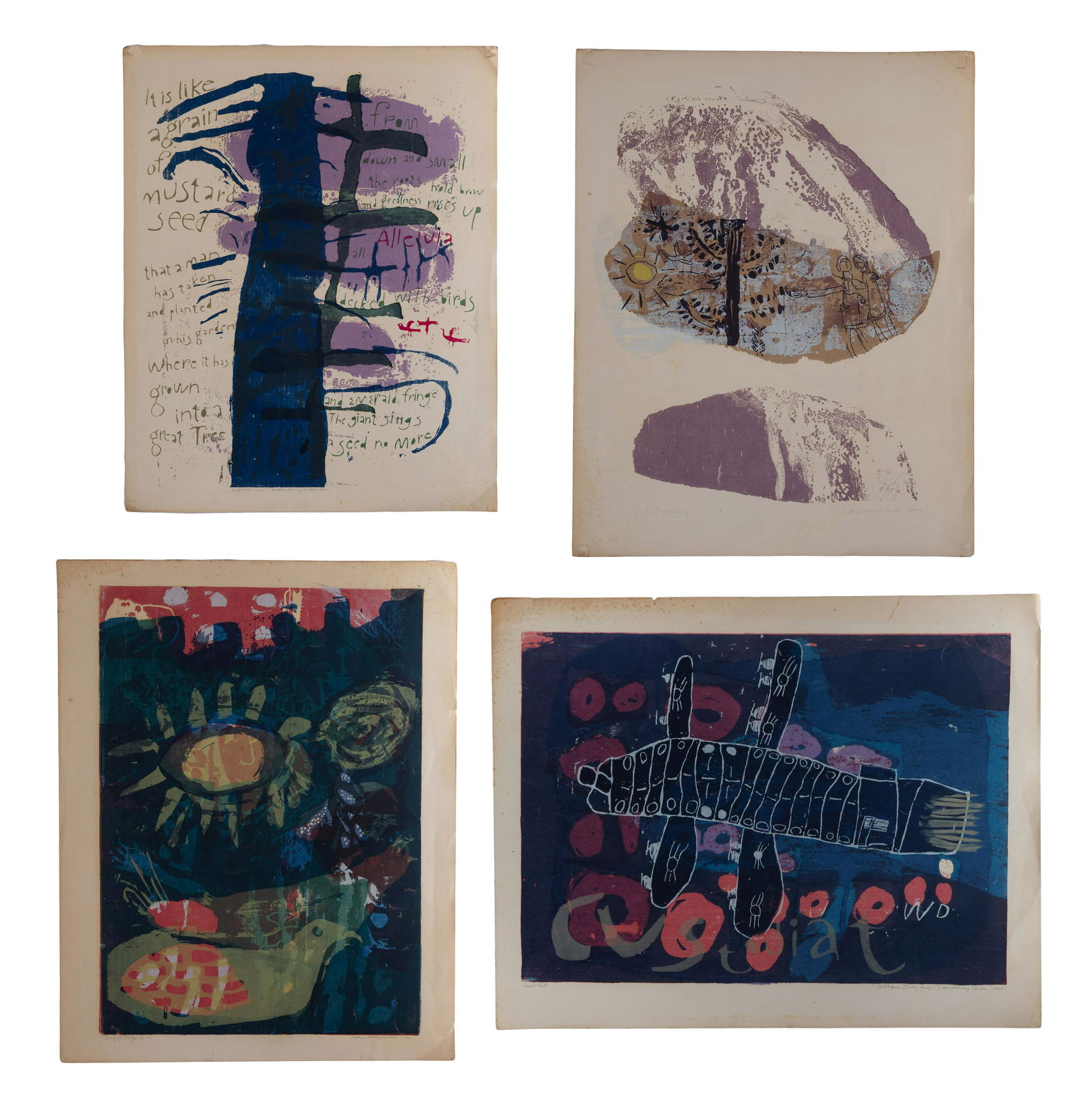 GROUP OF FOUR ESTHER MARY ART (1 of 20)