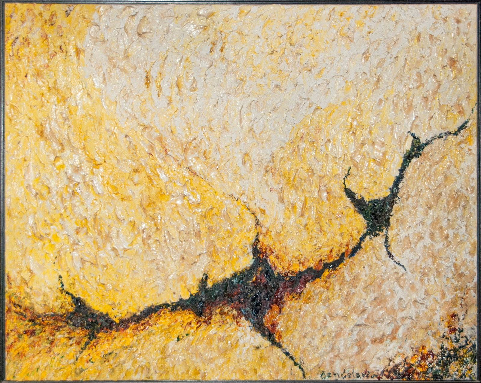 WALL ART /DECOR THICK OIL ON CANVAS, SIGNED (1 of 5)