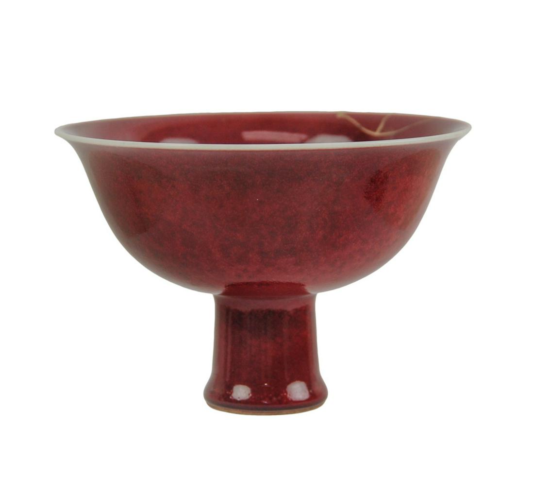 RAISED RED GLAZED BOWL (1 of 13)