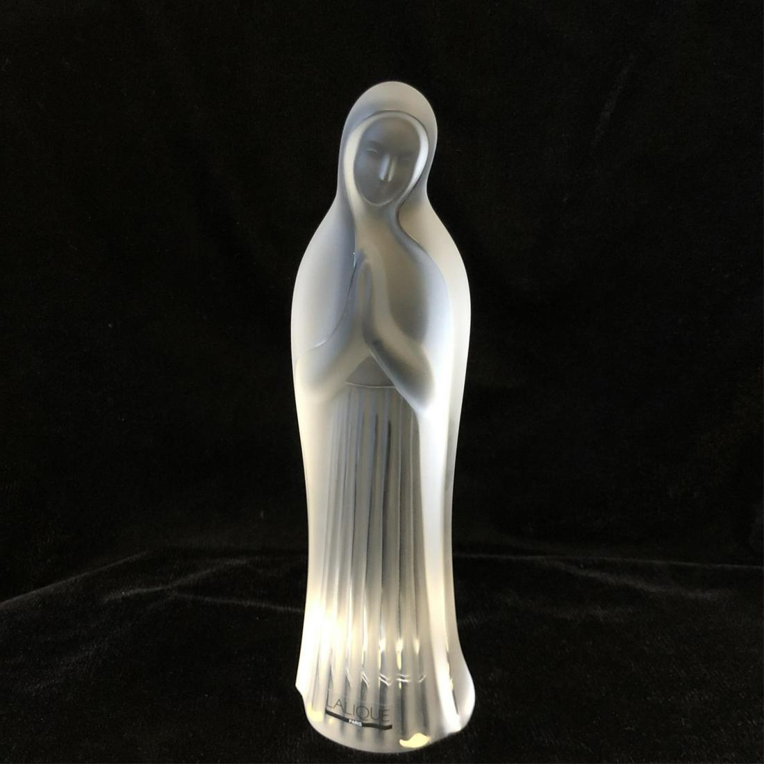 RARE LALIQUE MADONNA FIGURE (1 of 9)