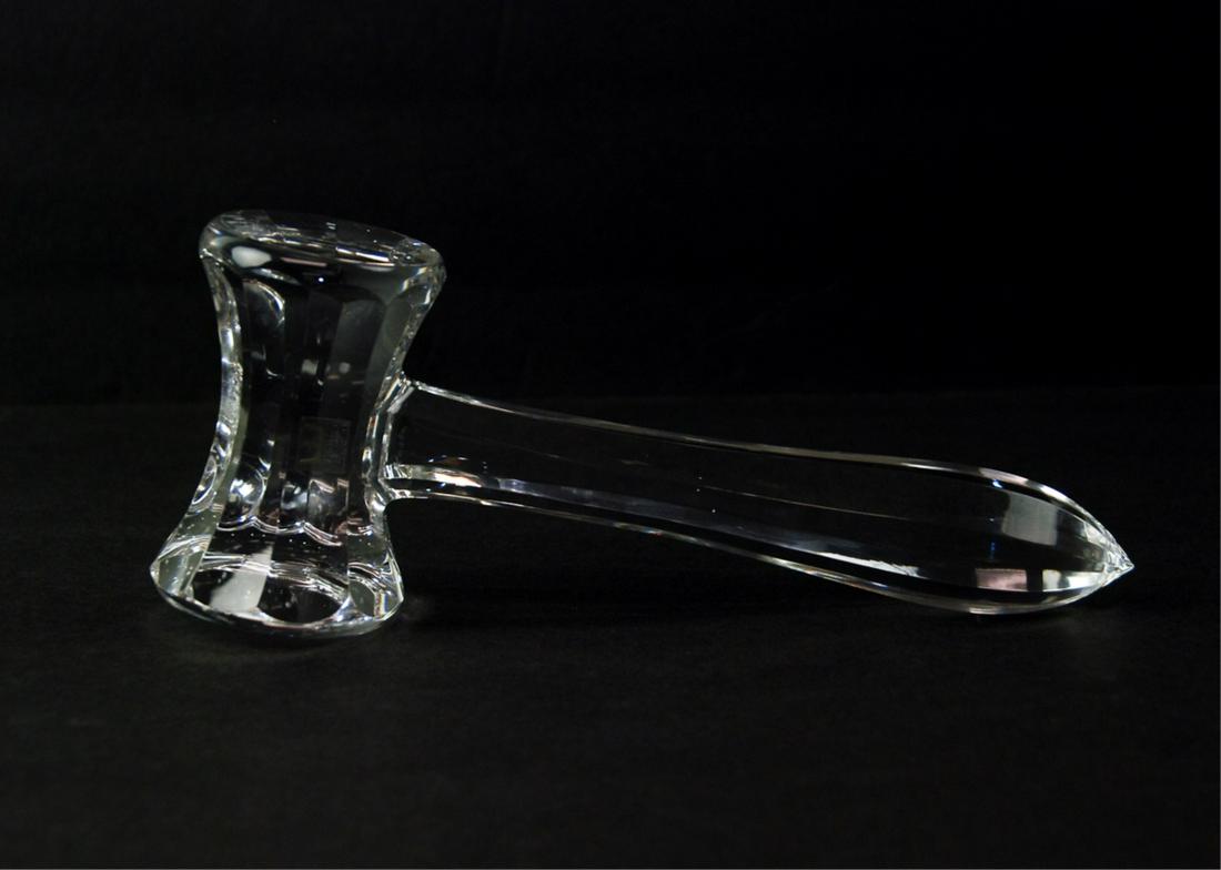 VAL ST. LAMBERT CRYSTAL HAMMER / GAVEL (1 of 3)