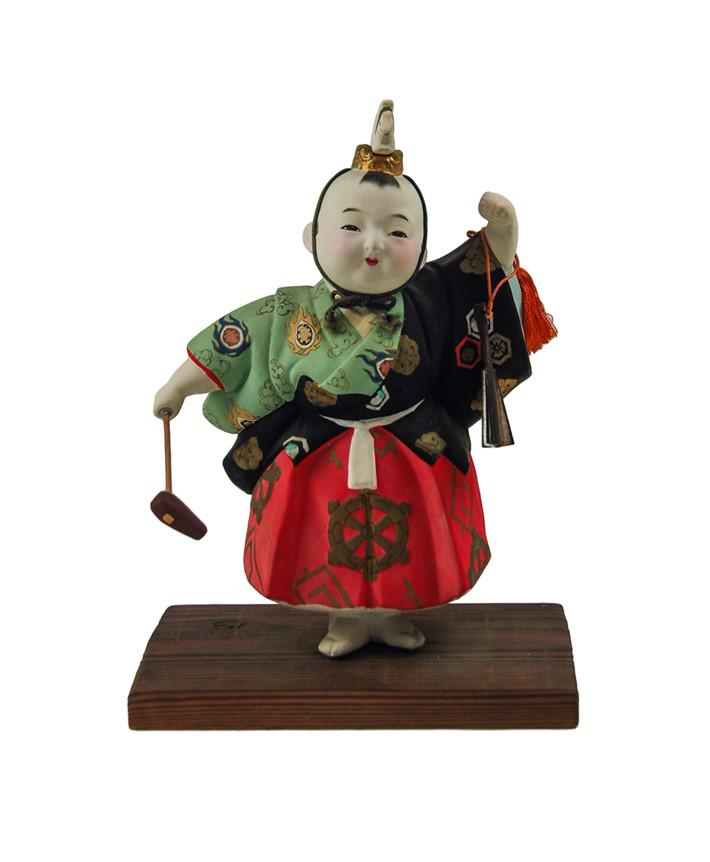 JAPANESE PORCELAIN DOLL: H:9 3/4in(24.7cm) W:7in(17.7cm)