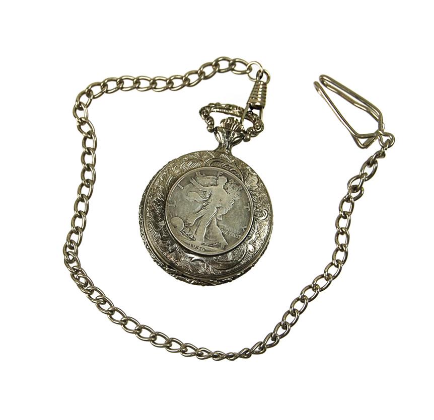 1936 WALKING LIBERTY POCKET WATCH (1 of 4)