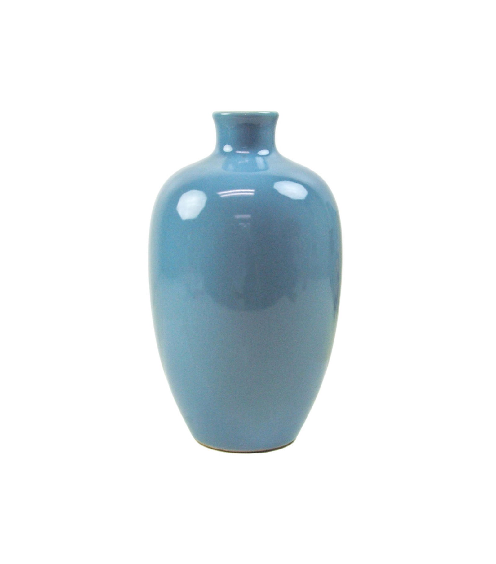 A CHINESE CLAIR DE LUNEGLAZED VASE (1 of 4)