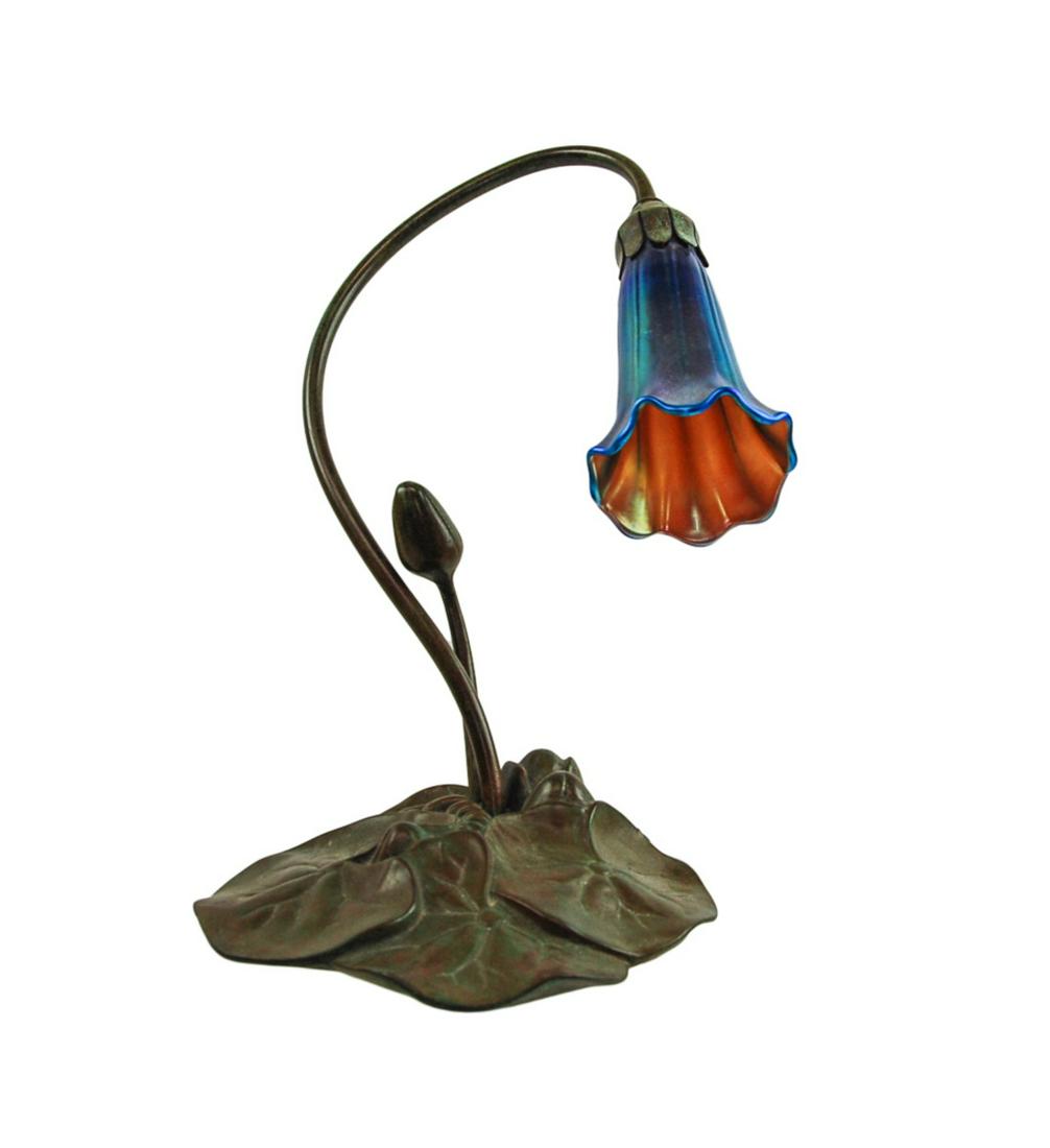 Lundberg Studios American Deluxe Bronze Lily Lamp (1 of 9)