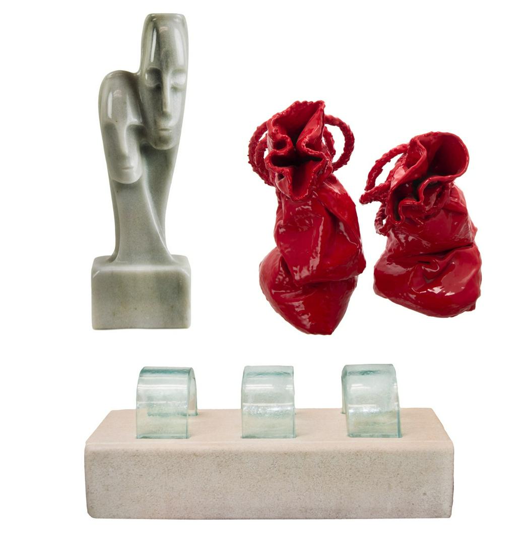 Set of Three(4) Table decoration art pieces (1 of 11)