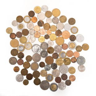 European, Canada, US coins & 1371 - Maroc 10 Franc: Coins collection including: 1371 - Maroc 10 Franc and much more European, Canada, United States Coins Collection
