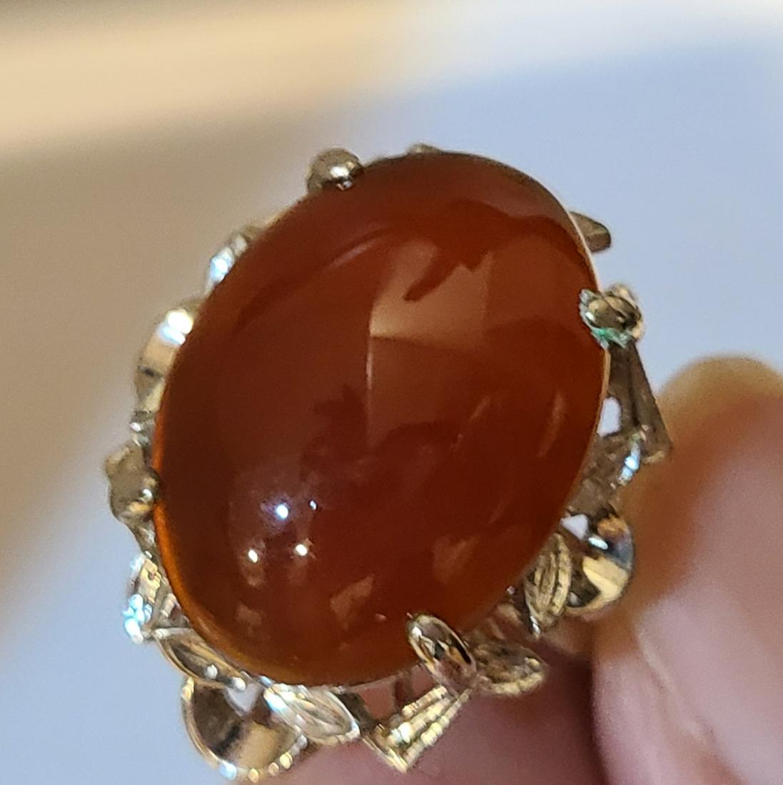 Natural agate ring (1 of 10)