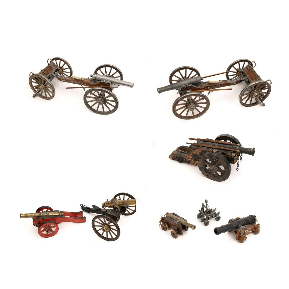 GROUP OF 8 DESK TREBUCHET AND CANNON (1 of 13)