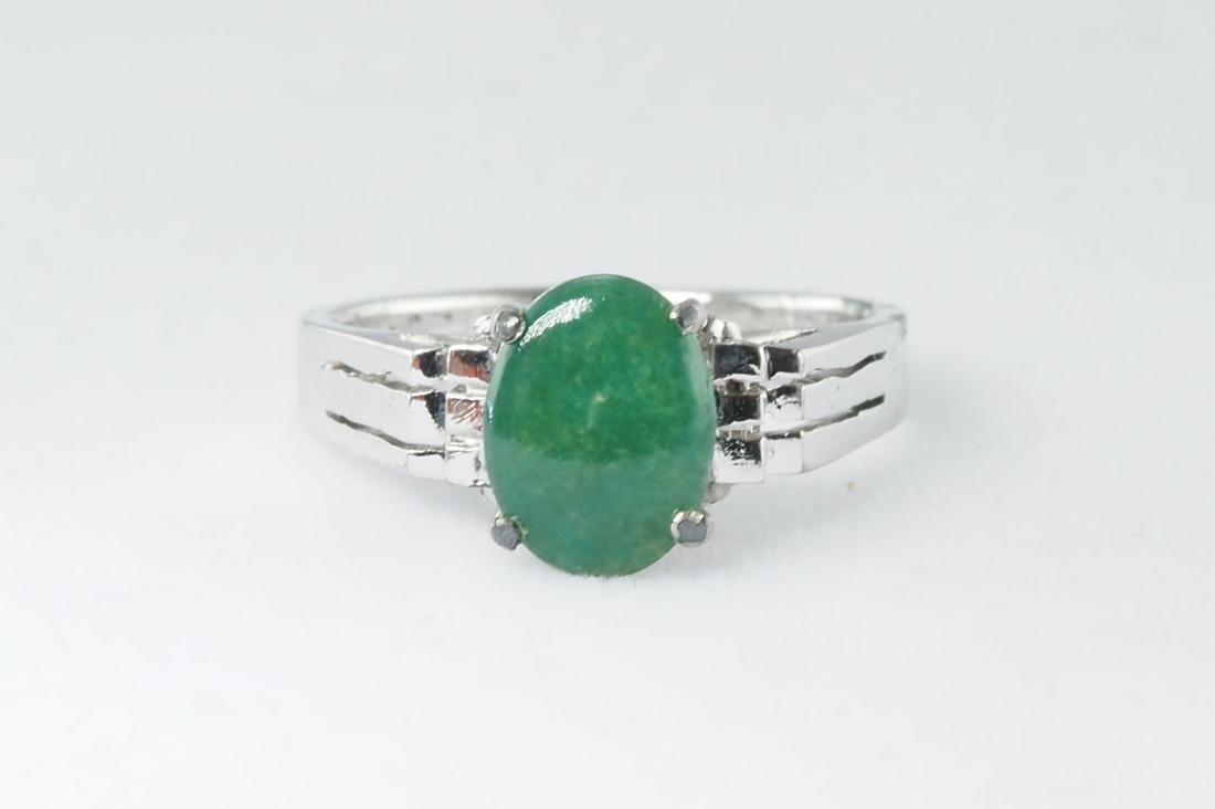 Natural jade ring (1 of 7)