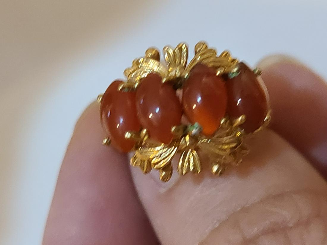 Natural agate ring (1 of 7)