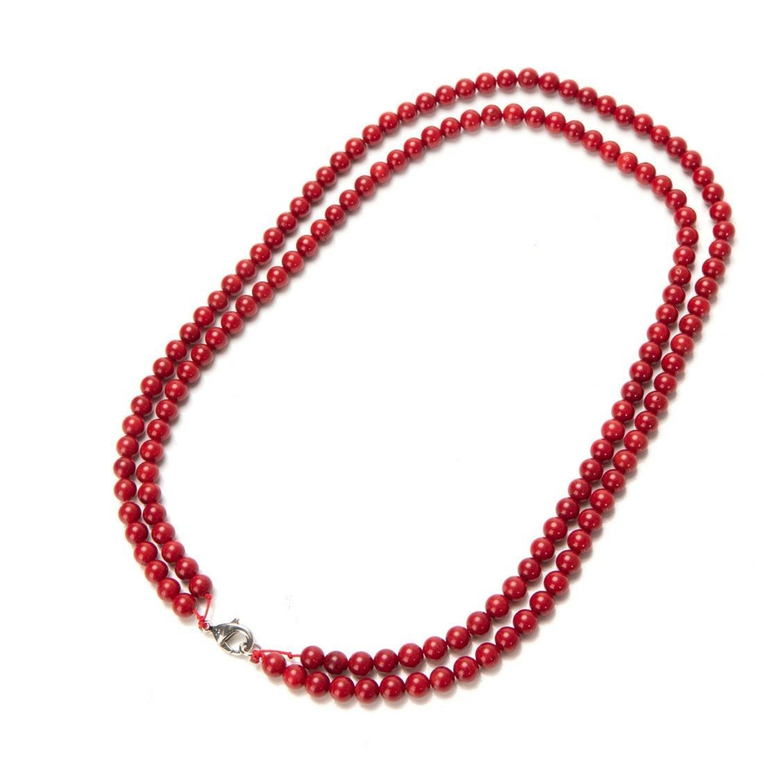 CORAL BEAD NECKLACE (1 of 6)