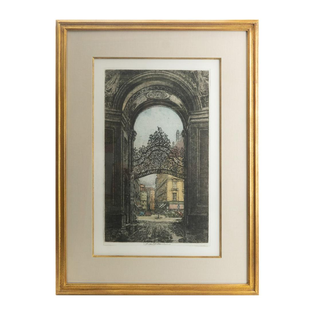 ROBERT KASIMIR SIGNED "IMPERIAL PALACE GATE" (1 of 6)