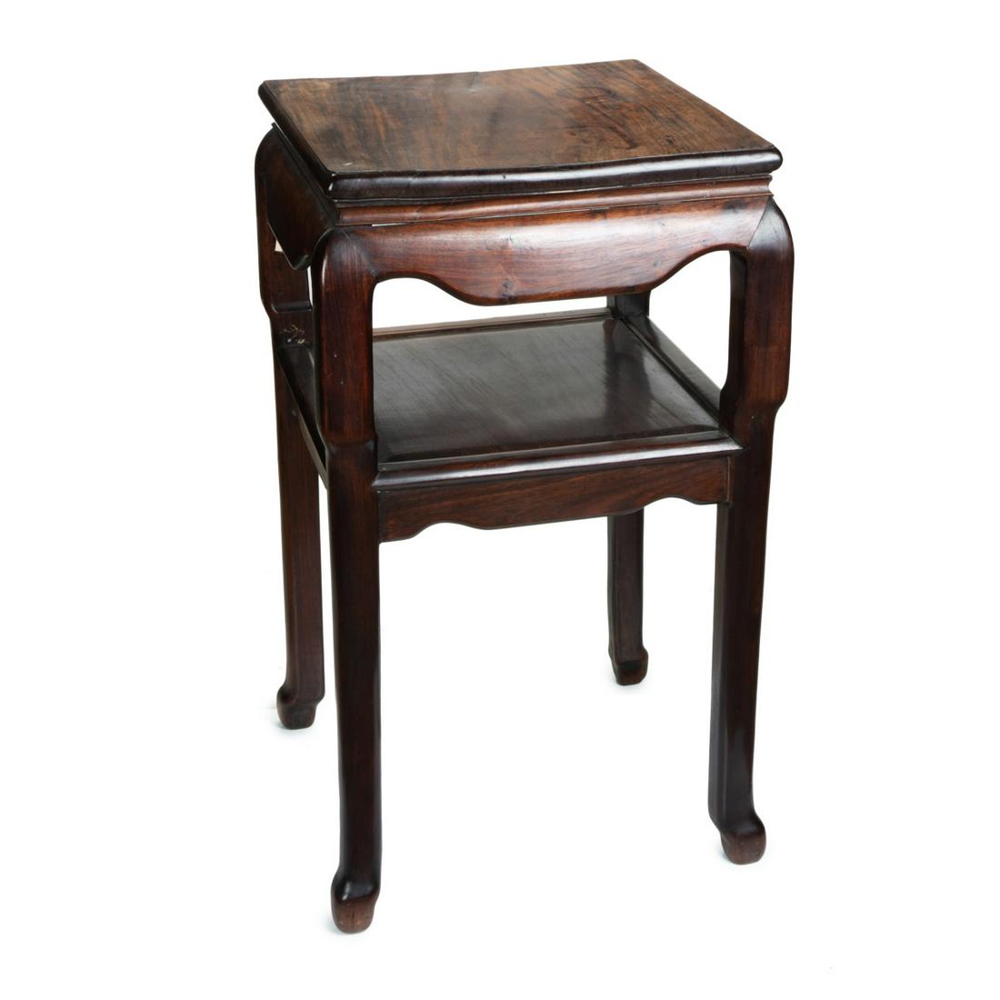 CHINESE ROSEWOOD SQUARE TABLE (1 of 6)