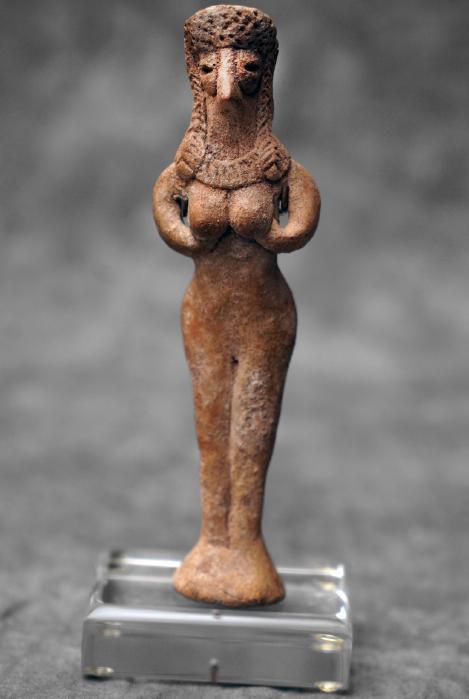 VOTIVE FIGURE  TERRACOTTA SYRO-HITTITE, TURKEY. (1 of 7)