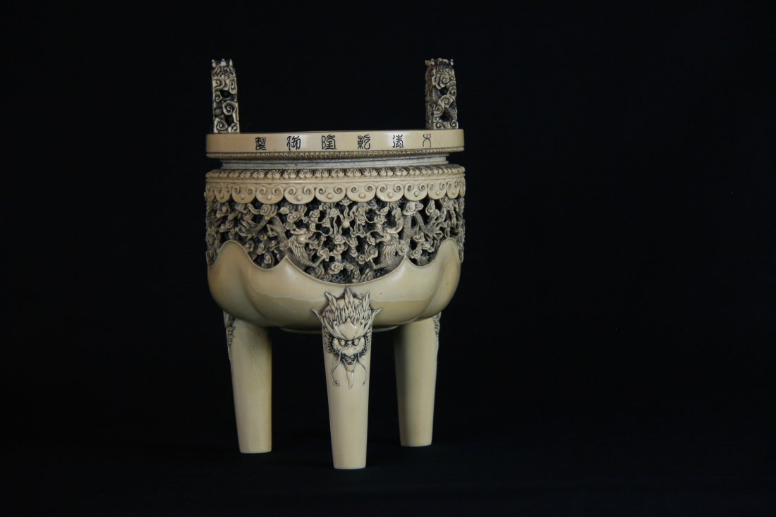 IVORY INCENSE BURNER (1 of 8)