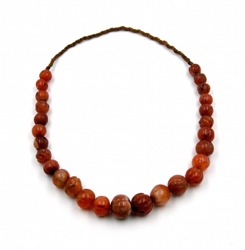 AGATE PUMPKIN BEAD (1 of 3)