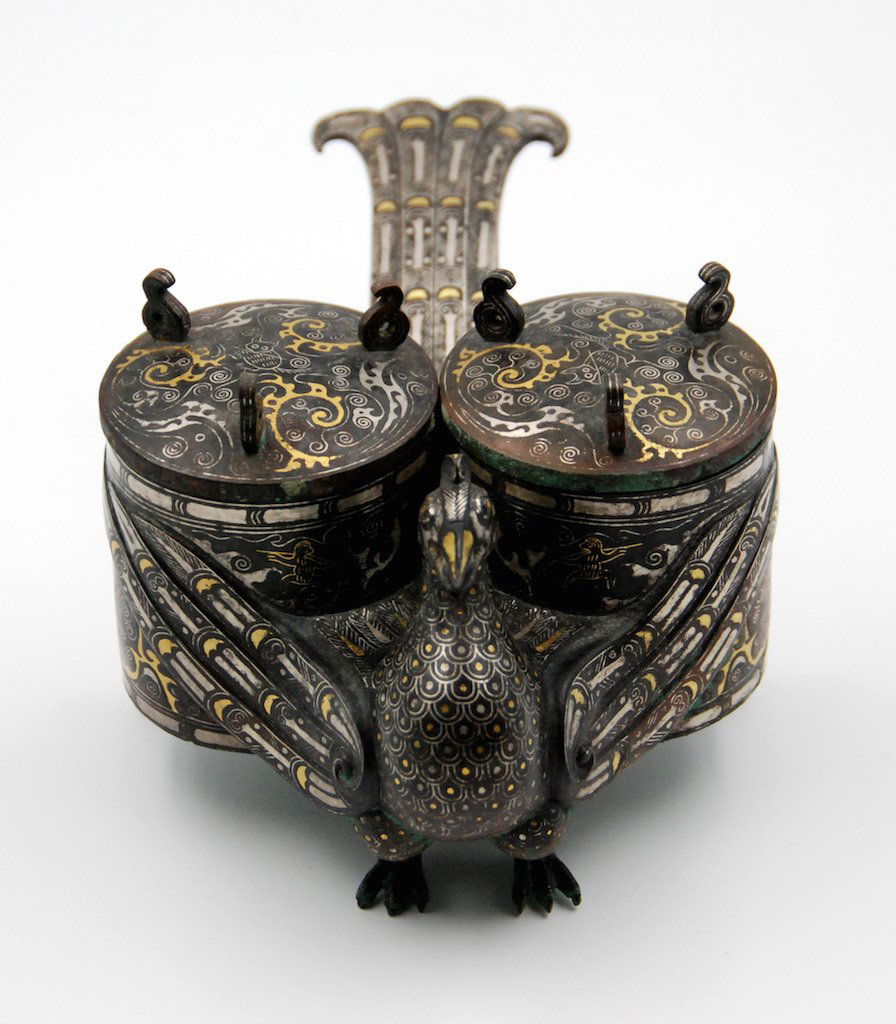 METAL INLAID NUPTIAL WINE CUP