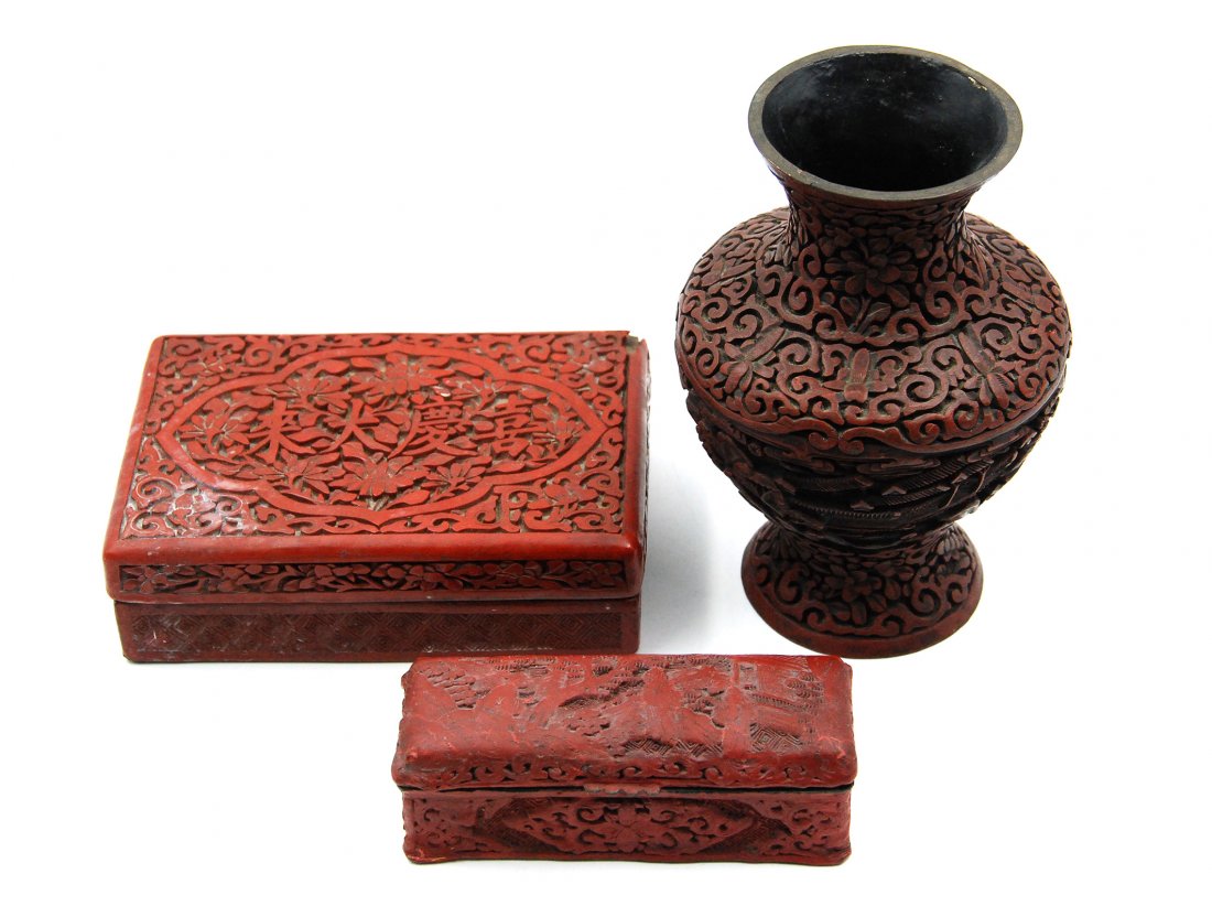 CINNABAR LACQUER SET (1 of 1)