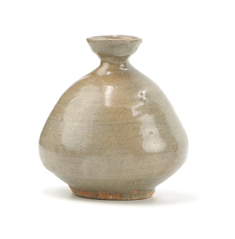 GROYEO DYNASTY (9th-14th) KOREAN CELADON OIL BOTTLE (1 of 3)