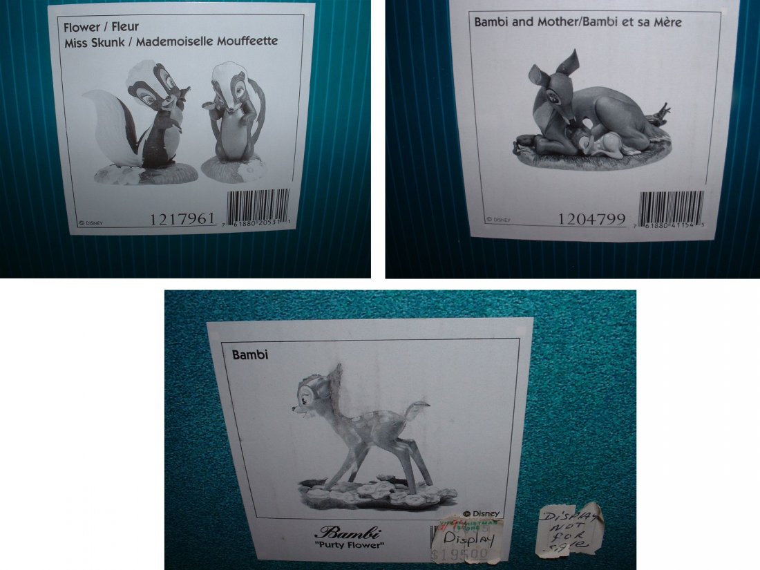 Disney's Bambi - WDCC (X3) (1 of 10)