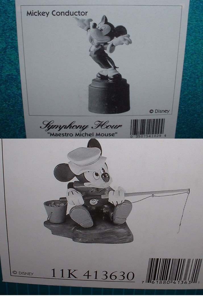 Disney's Mickey Mouse WDCC (X2) (1 of 8)