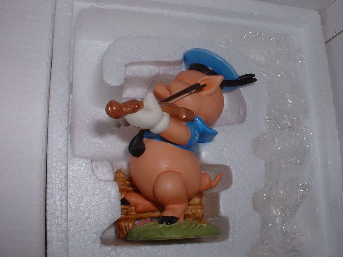 Disney's Three Little Pigs WDCC A/P: Hey Diddle Diddle I Play on my Fiddle 453054685 Artist Proof 5/7