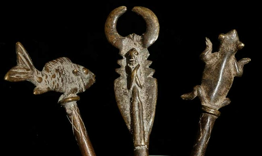 Set of three wonderful early 19thC Indonesian fortune (1 of 7)