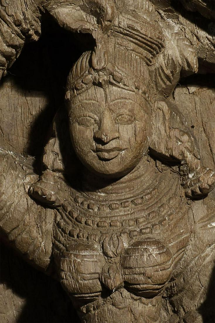 Beautiful antique Indian architectural piece. Stands 11 (1 of 14)