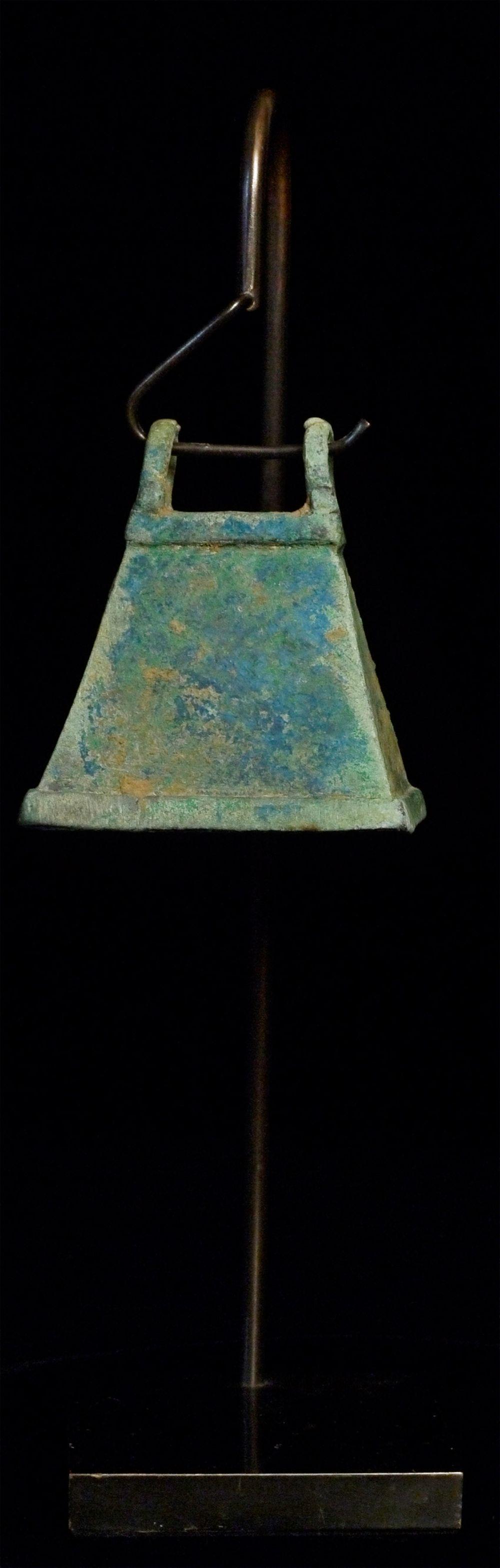 Intensely 10-12thC blue Cambodian bell from a Japanese (1 of 7)