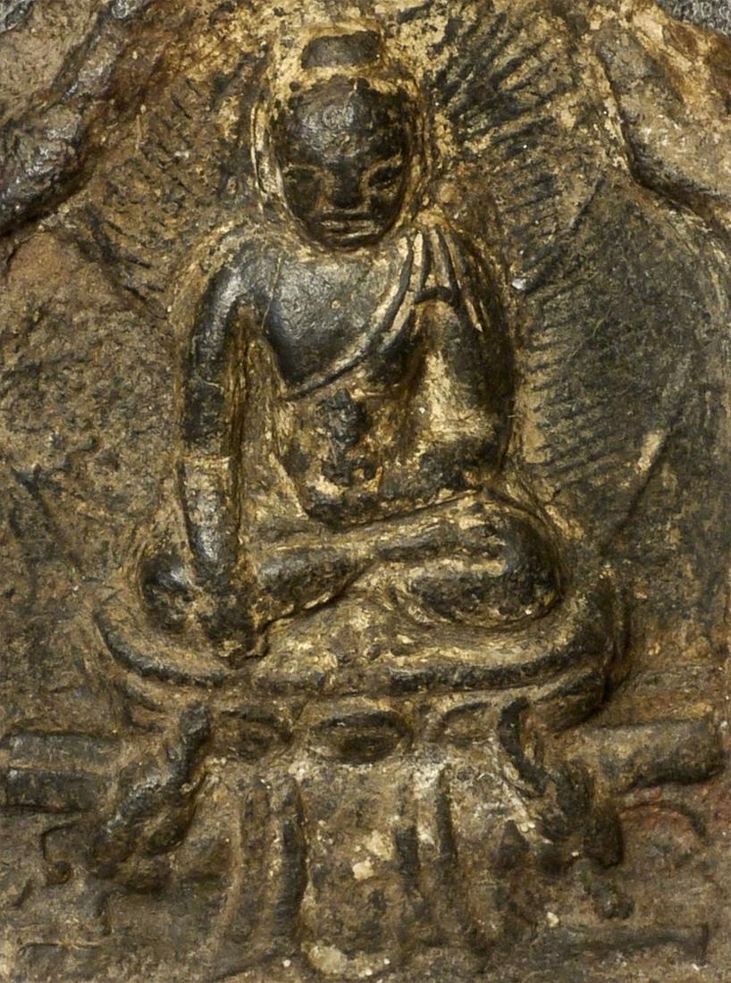 Bronze Thai amulet from an American collection put (1 of 4)