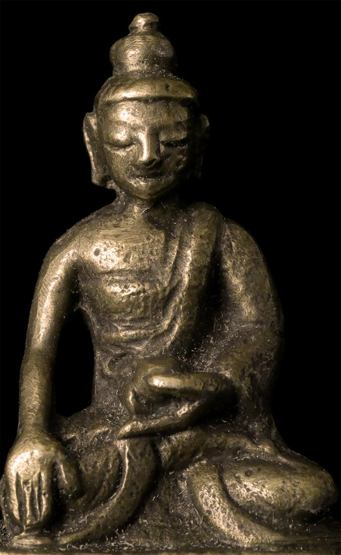 Old/Antique Mongolian ("Tibetan Silver"?) Buddha. (1 of 8)