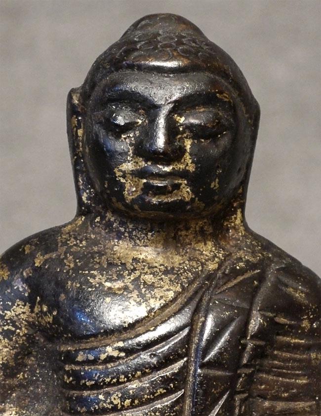 Sri Lankan bronze Buddha. Significant remains of (1 of 12)